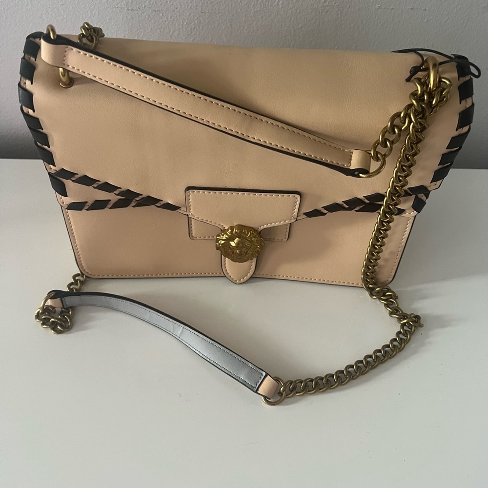 Anne Klein Diana Crossbody Gold Chain Bag